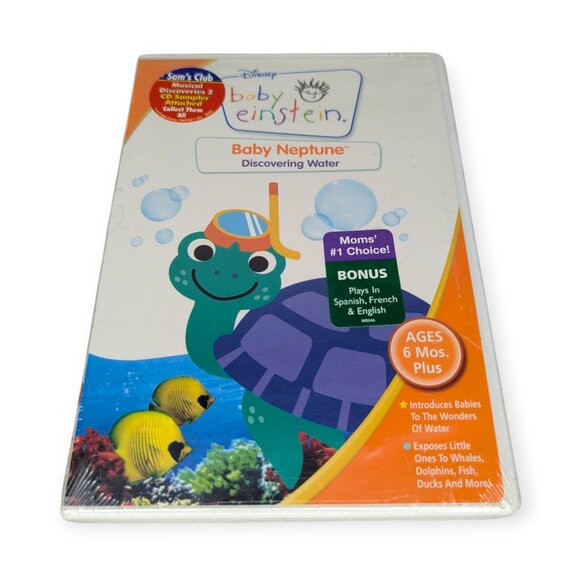 2007 DVD Release Disney Baby Einstein Baby Neptune DVD Sealed NWT - Picture 1 of 11